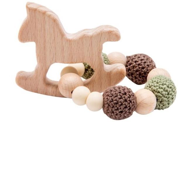 Mordedor de Madeira Crochê: Conforto e Segurança para os Pequenos