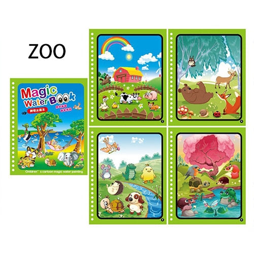 Caderno de Pintura Mágico - Estímulo à Criatividade e Diversão para Crianças