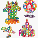 Blocos Magnéticos Criativos - Estimulando a Imaginação e o Aprendizado Infantil