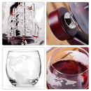Decanter de Vinho Whisky Conjunto Garrafa com Copos Luxuoso
