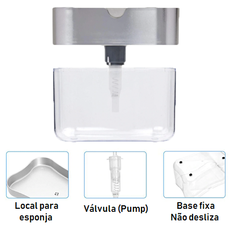 Dispenser Detergente Sabonete Líquido