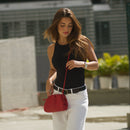 Bolsa Pouch Trançada Ava: Praticidade e Estilo para Seu Dia a Dia