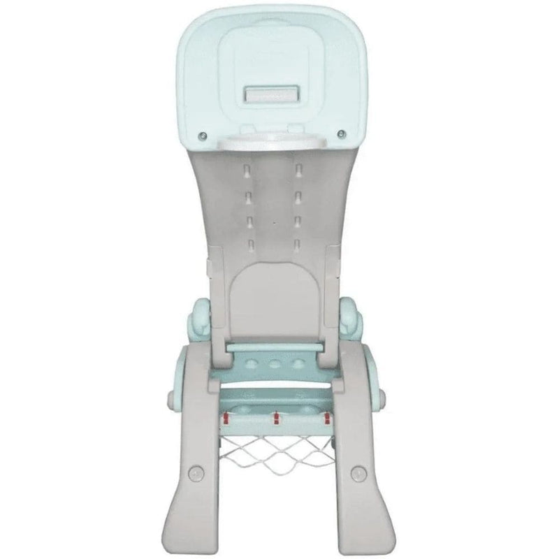 Playground Infantil 3 em 1 Escorregador Cesta Basquete Gol Importway