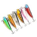 Conjunto de 6 Iscas de Superfície 5,5cm - Atraia Grandes Peixes com Facilidade