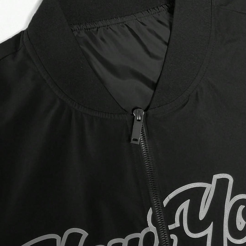 Jaqueta Masculina Baseball Brooklyn Preto