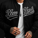 Jaqueta Masculina Baseball Brooklyn Preto