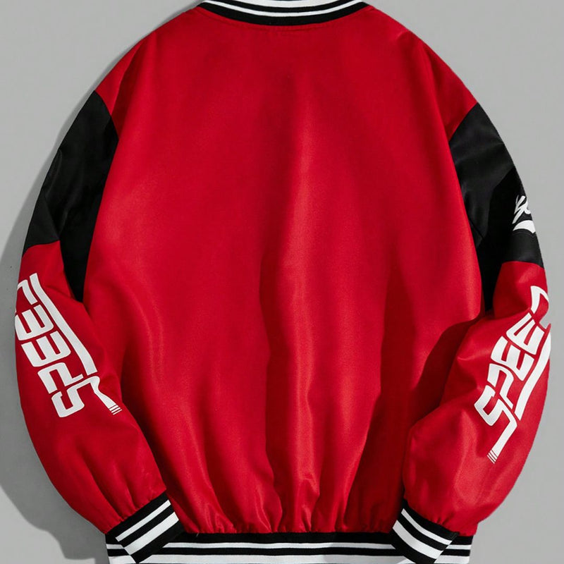 Jaqueta Masculina Beisebol Speed Racing