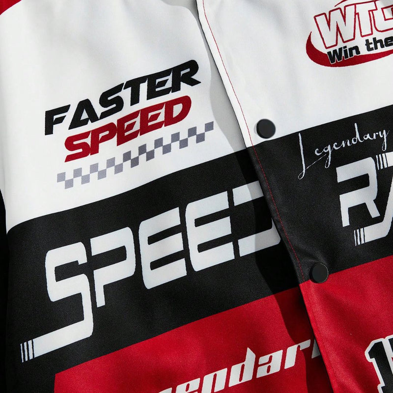 Jaqueta Masculina Beisebol Speed Racing