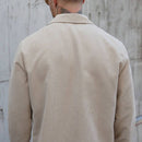 Jaqueta Masculina Casual Branca Inverno Fisco