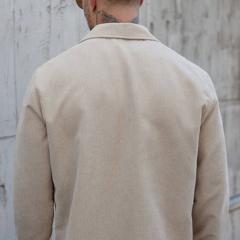 Jaqueta Masculina Casual Branca Inverno Fisco