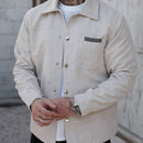 Jaqueta Masculina Casual Branca Inverno Fisco