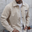 Jaqueta Masculina Casual Branca Inverno Fisco