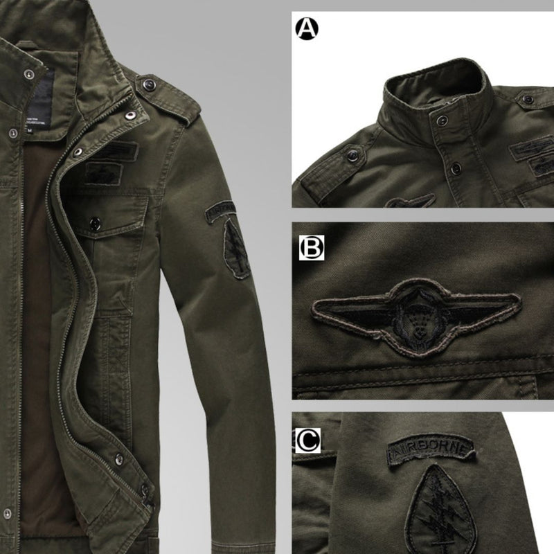 Jaqueta Masculina Militar Aviator Viego