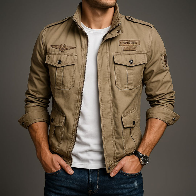 Jaqueta Masculina Militar Aviator Viego