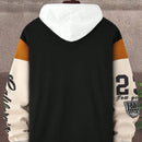 Jaqueta Masculina Varsity Baseball Brooklyn Preta