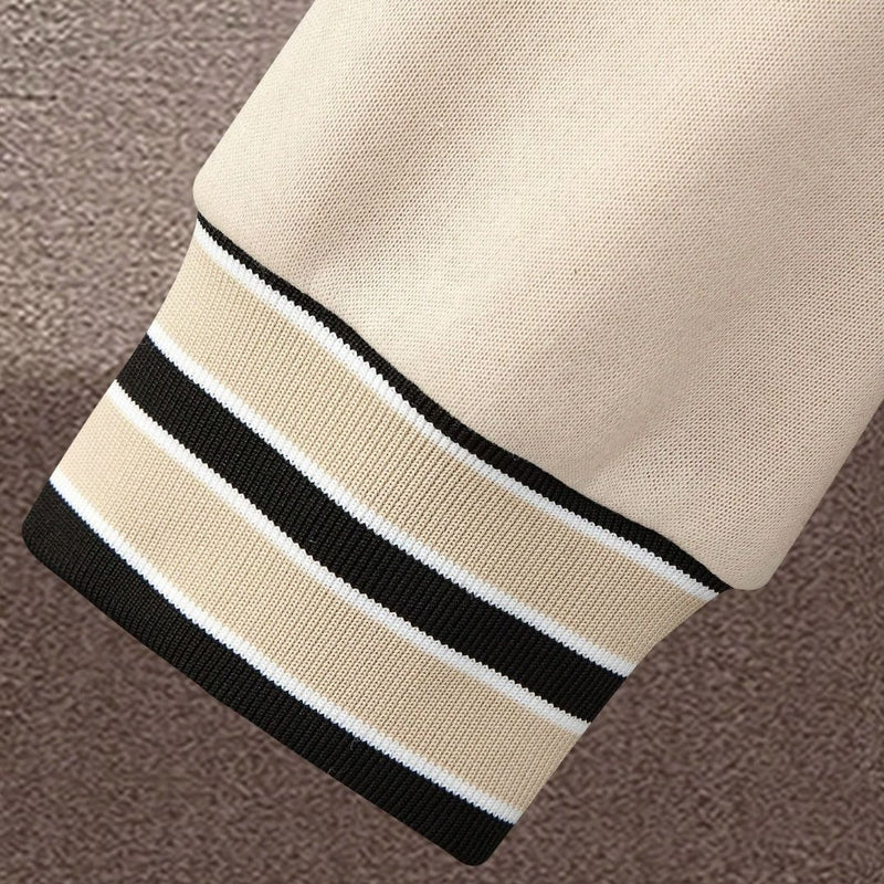 Jaqueta Masculina Varsity Baseball Brooklyn Preta