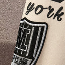 Jaqueta Masculina Varsity Baseball Brooklyn Preta