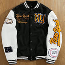 Jaqueta Masculina Varsity Baseball College NY
