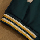 Jaqueta Masculina Varsity Baseball Everyday Verde