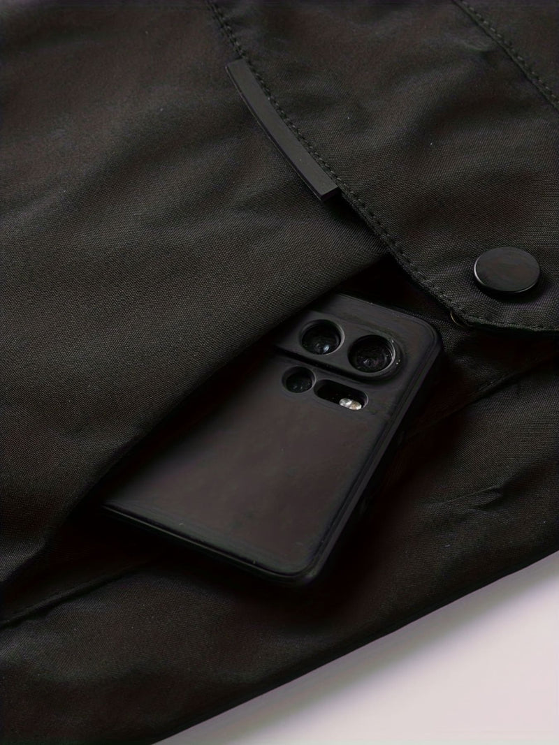 Jaqueta Corta Vento Masculino Black