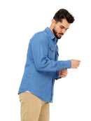 Jaqueta Jeans Masculino Manga Comprida Clean