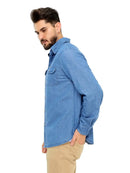 Jaqueta Jeans Masculino Manga Comprida Clean