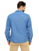 Jaqueta Jeans Masculino Manga Comprida Clean