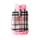 Jaqueta de Frio Confortável para Pets com Gola e Argola para Guia