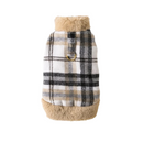 Jaqueta de Frio Confortável para Pets com Gola e Argola para Guia