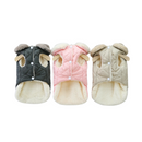 Jaqueta Puff Pet Confortável com Gola Aveludada