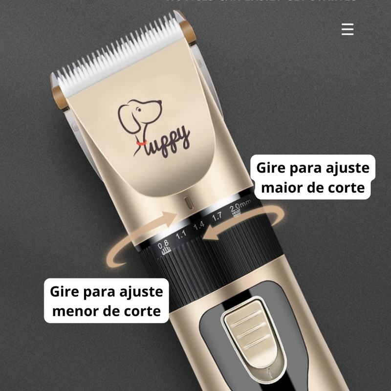 Máquina de Tosa Recarregável para Cães e Gatos – Praticidade e Conforto para o Seu Pet