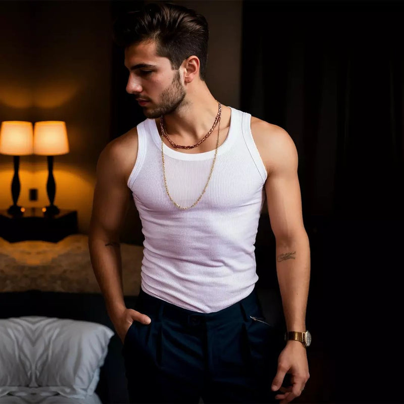 KIT 3 Regatas Caneladas Americana - PROMOÇÃO Especial, Estoque Limitado!