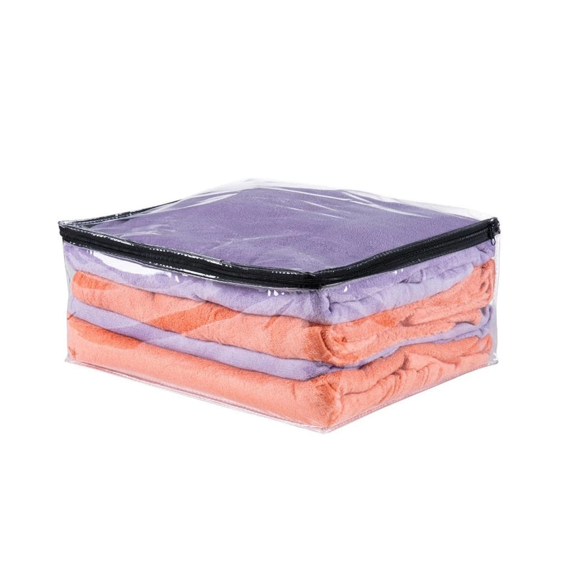 Conjunto de 10 Sacos Organizadores com Zíper para Proteger e Organizar Seus Cobertores