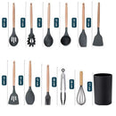 Conjunto de 11 Utensílios de Cozinha em Silicone Para Praticidade e Estilo