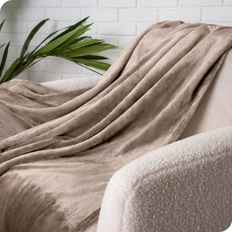 Conjunto Aconchegante de 2 Mantas de Inverno em Microfibra para Casal