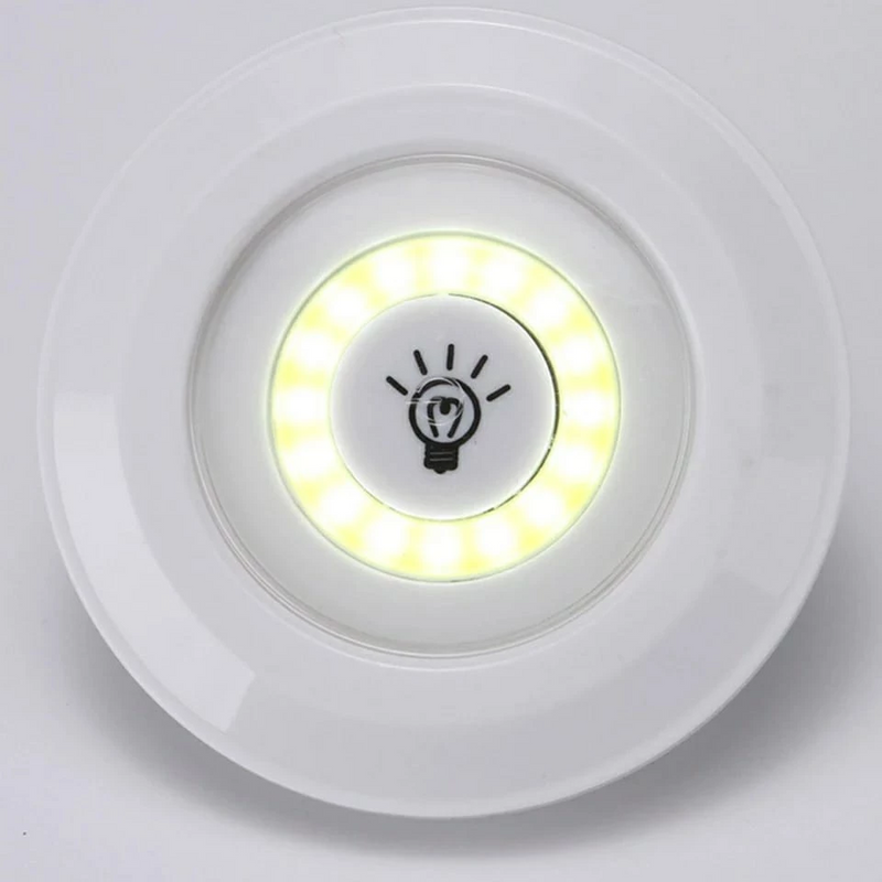 Conjunto de 3 Luminárias LED Spot Sem Fio com Controle Remoto para Ambientes Aconchegantes