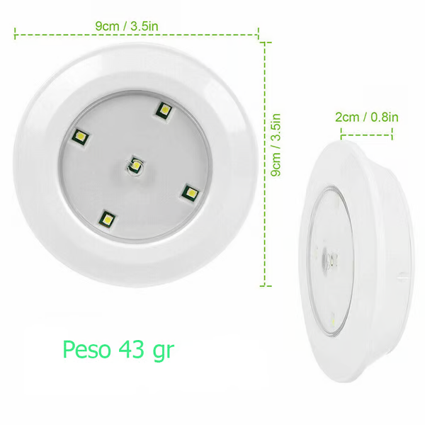 Conjunto de 3 Luminárias de LED Inteligentes com Controle Remoto para Conforto e Praticidade