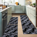 Conjunto de 3 Tapetes Geométricos Antiderrapantes para Cozinha – Conforto e Estilo na Sua Rotina
