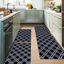 Conjunto de 3 Tapetes Geométricos Antiderrapantes para Cozinha – Conforto e Estilo na Sua Rotina