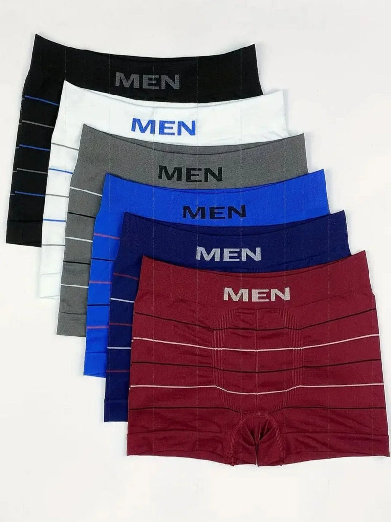 Kit 4 Cueca Boxer Masculino Sem Costura - Men