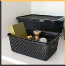 Kit Prático com 5 Caixas Organizadoras com Tampa para Transformar Seu Espaço