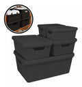 Kit Prático com 5 Caixas Organizadoras com Tampa para Transformar Seu Espaço