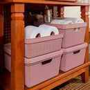 Kit Prático com 5 Caixas Organizadoras com Tampa para Transformar Seu Espaço