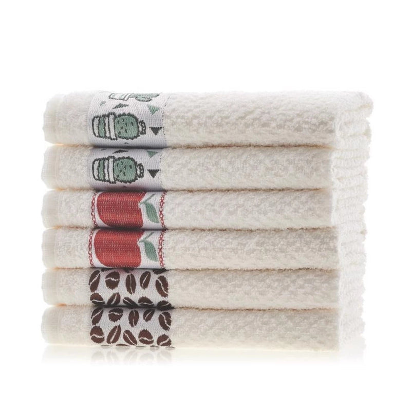 Conjunto de 5 Panos de Prato Atoalhados Gourmet para Conforto e Praticidade na Cozinha