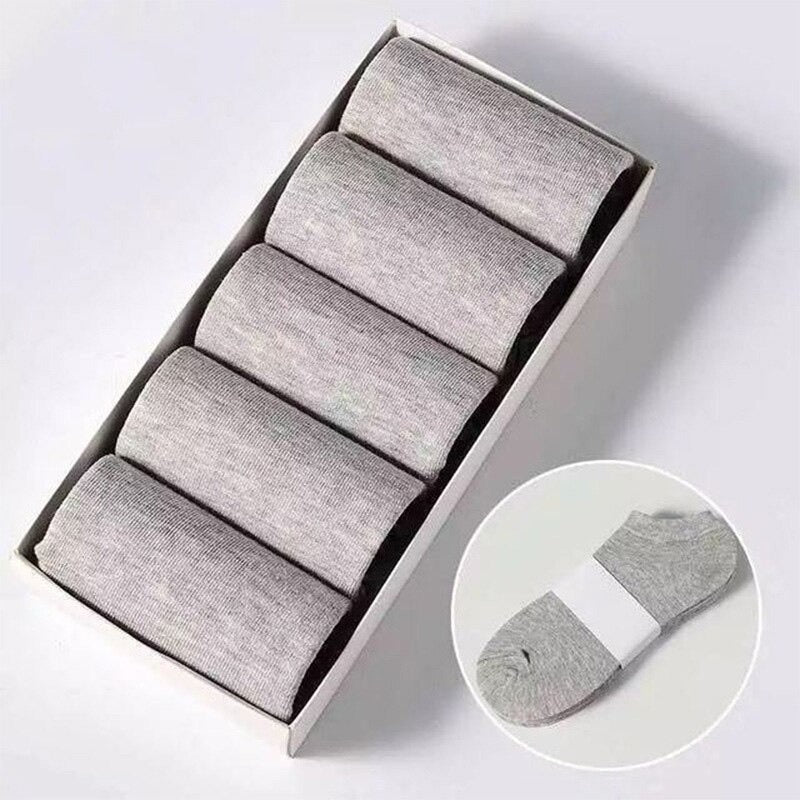 Kit 5 Pares Meias Masculina Algodão