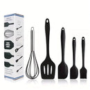Conjunto Prático de 5 Utensílios de Silicone Térmico para Cozinha