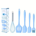 Conjunto Prático de 5 Utensílios de Silicone Térmico para Cozinha