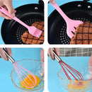 Conjunto Prático de 5 Utensílios de Silicone Térmico para Cozinha