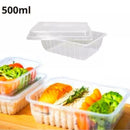 Conjunto Prático com 72 Potes Descartáveis de 500ml para Refeições Organizadas