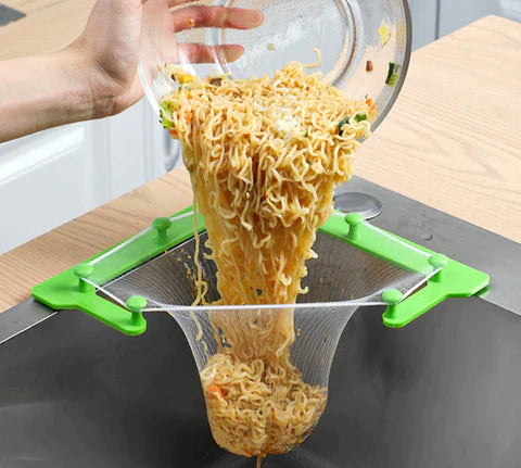 Conjunto Prático de Escorredor de Pia com Saquinhos para Facilitar Sua Rotina